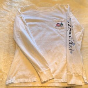 Vineyard Vines Women’s Size Small Long Sleeve Tee Newport, RI Christmas